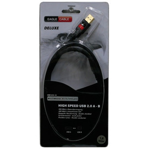 이글케이블 Delixe USB A-B 케이블 PC-Fi 1.6M 정품