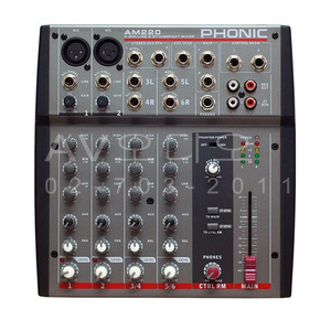 PHONIC 포닉 소형 가정용 오디오믹서 AM220 /2MIC/2LINE/정품