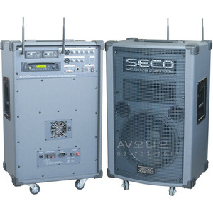 세코 SECO DWA-990CD/DVD 충전식/휴대용앰프/무선마이크/야외용  