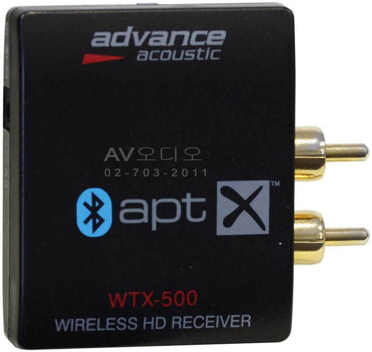 Advance Acoustic(어드밴스어쿠스틱) WTX-500 /WTX500 블루투스 리시버  AV오디오 음향기기 전문상담