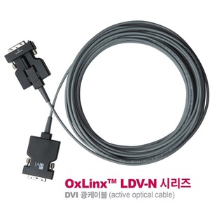 루셈 Oxlink DVI LDV-NL10 광 장거리 전송용 15미터 DVI-D 싱글링크 케이블
